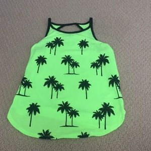 Girls Justice Palm Tree Shirt